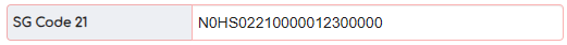 1. 21 SG Code