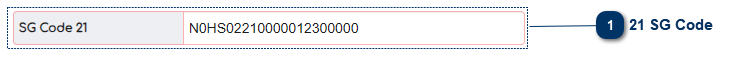 4.1. 21 Digit SG Code