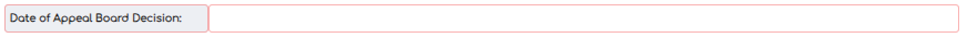 3. Date of Appeal Board Decision