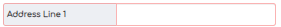 2. Address Line 1 