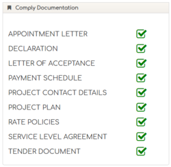 9. Comply Documentation