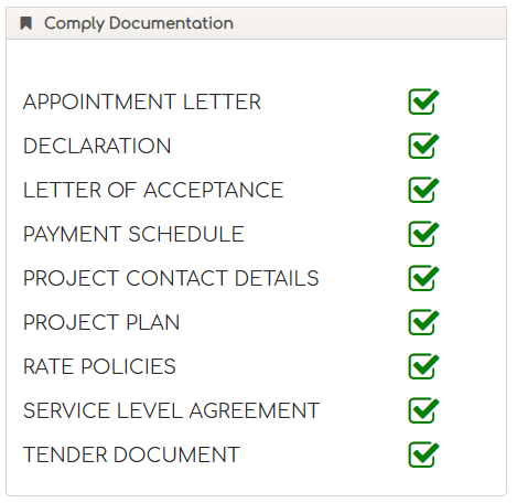 11. Comply Documentation