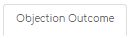 1. Objection Outcome Tab
