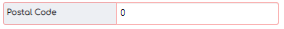 6. Postal Code