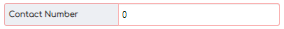 7. Contact Number