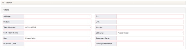 1. Search Filters