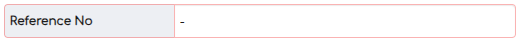 1. Reference No