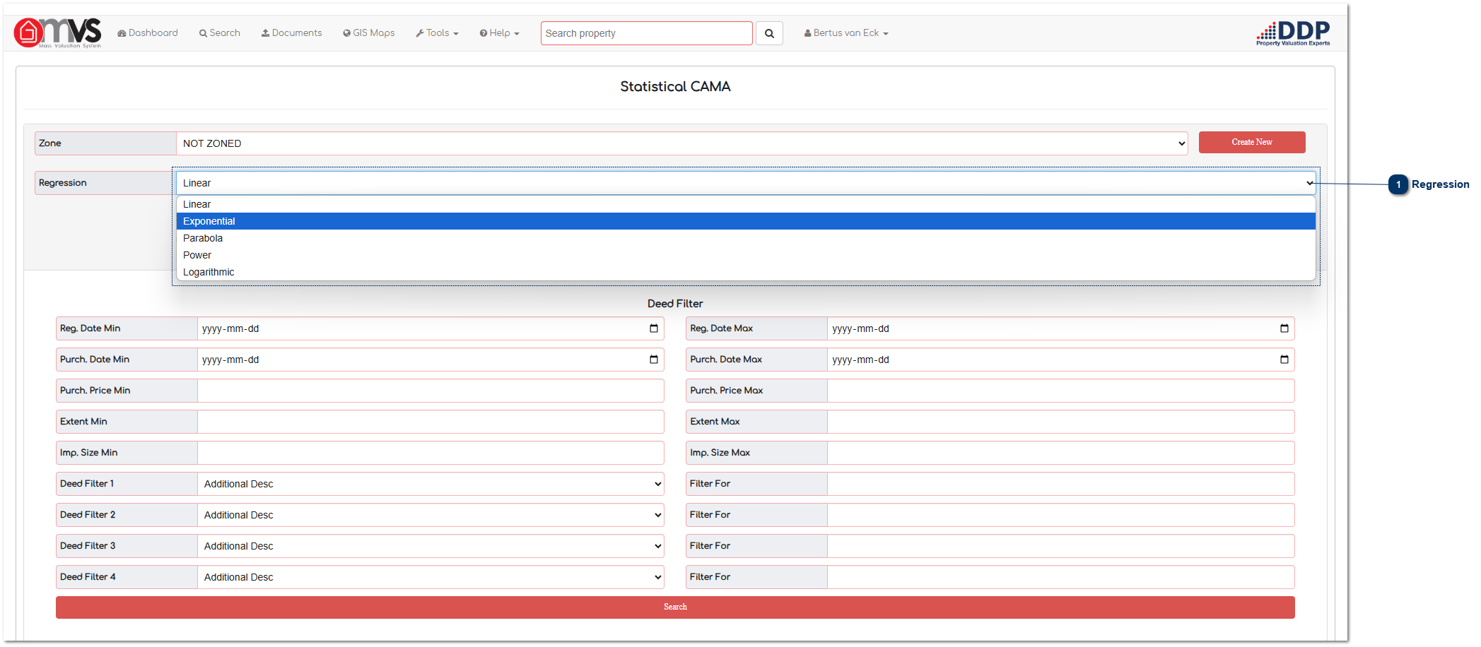 5.5.3.1.3. Select Regression