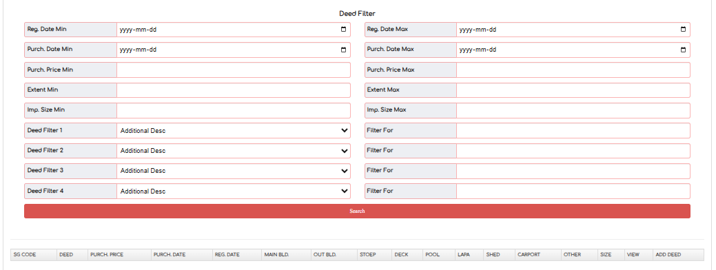 2. Deeds Filter