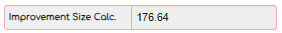8. Improvement Calculation